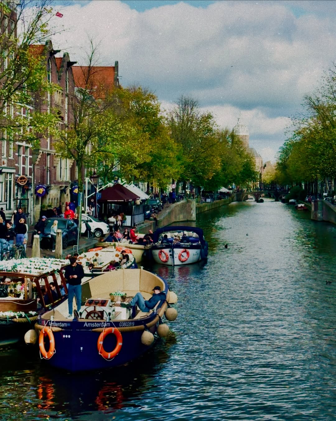 โWalking by the canals, letting Amsterdamโs charm do the tal...
