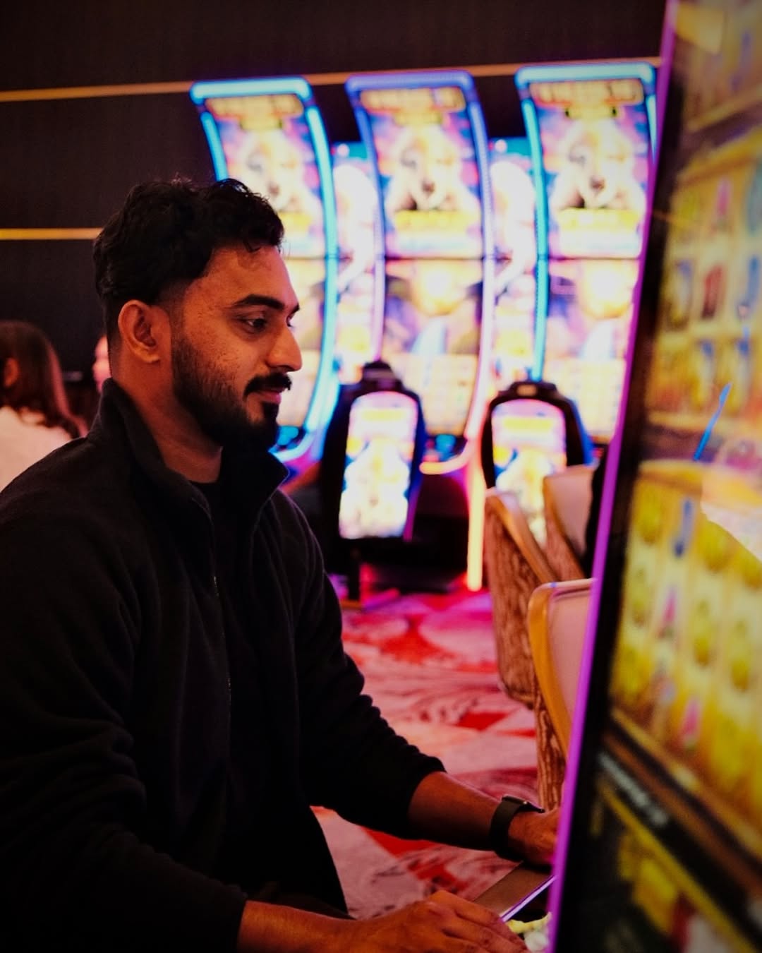 Taking a gamble, but the real jackpot is the experience. ๐ฐโจ...